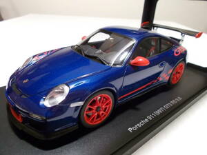 オートアート 1/18 ポルシェ 911 (997) GT3 RS 3.8 ブルー　Porsche 911 (997) GT3 RS 3.8　BLUE　AUTOart 