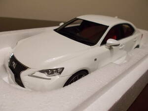 京商 samurai 1/18 レクサス IS350 F SPORT　ホワイトノーヴァガラスフレーク　LEXUS IS350 F SPORT　White nova GF　Kyosyo サムライ