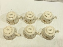  Noritake ティーカップ&ソーサー 6客セット 花柄 レトロ ノリタケ 個人保管 _画像10