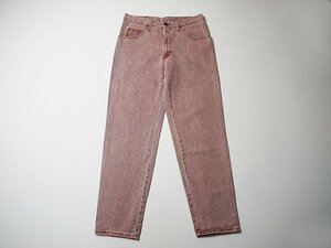 オールド◆　美品◆　イタリア製　ARMANI JEANS　アルマーニジーンズ　デニムパンツ　W38　ビッグサイズ　ワイドテーパード　伊製