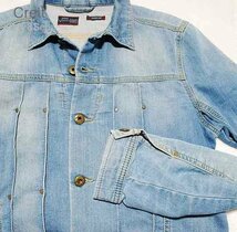 B212■定価4,3万程度★人気のスエット★dieselディーゼルスイートパンツJUZICONソフトデニムジャケットブルゾンS_画像4