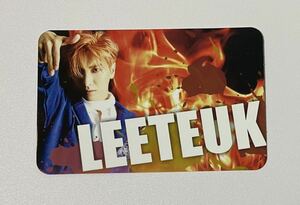 イトゥク SUPER JUNIOR E.L.F-JAPAN FESTIVAL 2017 SUPER SPORTS DAY DVD 封入 トレカ LEETEUK Photocard