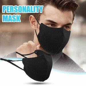 [ new arrivals ] mask Corona prevention autumn winter for influenza prevention cold sweat cold sensation black mask 3 sheets entering ... solid polyester cold pollen man and woman use mask-G