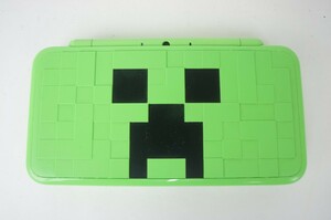 【動作品】New 2DSLL　マインクラフト　クリーパーエディション　MINECRAFT CREEPER EDITION　本体のみ　中古　Nintend　マイクラ