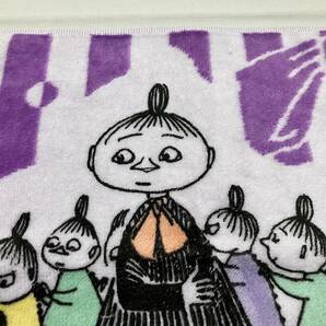 TOWEL MUSEUM Moomin characters タオル美術館 ミー タオルハンカチ ラベンダー系 未使用品 ムーミンの画像2