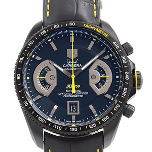 Tag Hoire Clock Men's Grand Carrera Chronograph 150 Limited Automatic Black Dial Tig Heuer Cav518j Используется