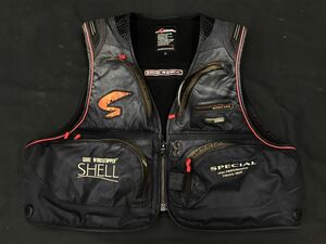 0202-145T⑥23155 ベスト DAIWA ダイワ SPCIAL スペシャル Lサイズ 黒 ブラック Ayu fishing GORE WINDSTOPPER SHELL 釣具