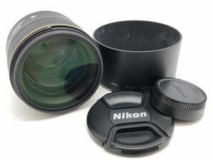 0205-029S⑨5774　カメラレンズ NIKON ニコン AF-S NIKKOR 85mm 1:1.4G / HB-55 フード 一眼レフカメラ