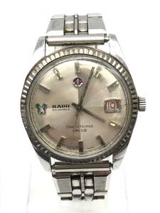 0205-533S⑲23076RP　腕時計 RADO ラドー 11648 Green Horse グリーンホース キングサイズ 30石 デイト 自動巻き 稼働品