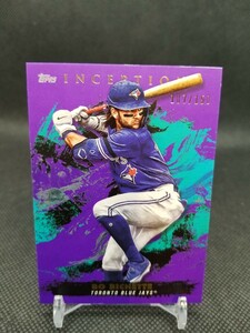 2021 Topps Inception Bo Bichette #54 card purple parallel ビシェット 150枚限定