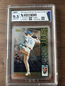 1996 Topps Profiles by Tony Gwynn NL Nideo Nomo HGA9.5 野茂英雄