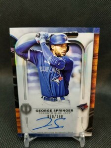 2022 Topps Tribute Autograph George Springer スプリンガー 190枚限定 サイン