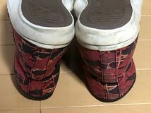 1円出品　CONVERSE コンバース　XLARGEコラボ キャンバスシェブロンスター　1CK143 US8 26.5cm 中古スニーカー_画像6