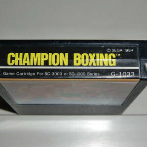 [SC-3000orSG-1000版]チャンピオンボクシング(CHAMPION BOXING) カセットのみ セガ(SEGA)製 SC-3000orSG-1000専用★注意★ソフトのみ 大難の画像3