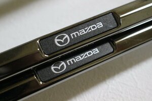 激レア◆MAZDAマツダ純正OP◆クロムメッキナンバーフレーム◆MAZDA2/MAZDA3/MAZDA6/CX-3/CX-30/CX-5/CX-8/ROADSTER等◆2枚現品のみ