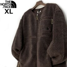 1円～!売切!【正規新品】THE NORTH FACE◆W EXTREME PILE COAT フリース コート ボア US限定 モコモコ 茶タグ 防寒(XL)茶 181024-100_画像2