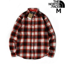 1円～!売切!【正規新品】THE NORTH FACE◆ARROYO FLANNEL SHIRT 長袖 ネルシャツ US限定 胸ポケ カジュアル(M)赤② チェック柄 180914-43_画像3