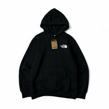 1円～!売切!【正規新品】THE NORTH FACE PRINTED BOX NSE HOODIE パーカー スウェット US限定 バックプリント 登山(XL)黒 迷彩柄 181130-30_画像5