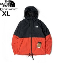 1円～!売切!【正規新品】THE NORTH FACE◆ANTORA RAIN HOODIE マウンテンパーカー ナイロン US限定 2023最新 撥水(XL)オレンジ 180915-60_画像1