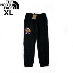 1円～!売切!【正規新品】THE NORTH FACE◆HALF DOME UX PANT ジョガーパンツ US限定 ハーフドーム トラ タイガー 裏起毛(XL)黒 190110-38