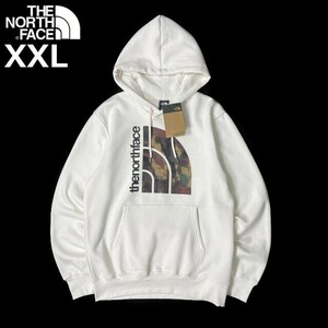 1円～!売切!【正規新品】THE NORTH FACE◆JUMBO HALF DOME HOODIE パーカー US限定 裏起毛 ビッグハーフドーム(XXL)白 迷彩柄 181130-30