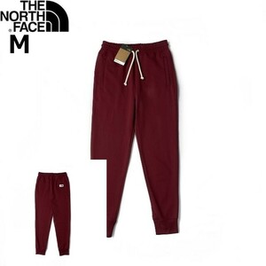 1円～!売切!【正規新品】THE NORTH FACE◆HERITAGE PATCH JOGGERS ジョガーパンツ スウェット US限定 ロゴパッチ 裏起毛(M)赤 190110-25