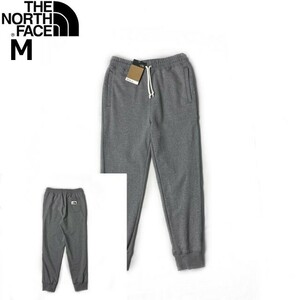 1円～!売切!【正規新品】THE NORTH FACE◆HERITAGE PATCH JOGGERS ジョガーパンツ US限定 ロゴパッチ 裏起毛(M)グレー 190110-25