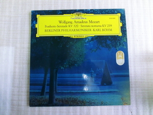 N-10　LP　Wolfgang Amadeus　Mozart　 Berliner Philharmoniker・Karl Bhm KV 320 、 KV 239　ドイツ盤