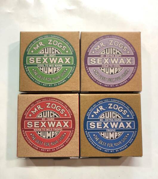 SEX WAX Quick Humps種類を選べる5個セット サーフィンワックス