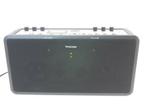 47 TASCAM BB-1000CD ポータブルCD/SDレコーダー タスカム CDプレーヤー アダプタ付 録音/再生