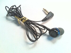 audio-technica 片耳イヤホン DMK-32 　金メッキ　ラジオ用　長さ約1.2m／3.5mmモノラルミニプラグ★動作品