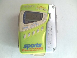  operation beautiful goods *SONY sport SPORTS radio cassette Walkman WM-FS1