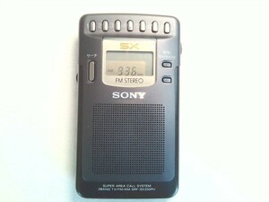 SONY Sony FM/AM radio SRF-SX250RV made in Japan * operation goods! with defect 