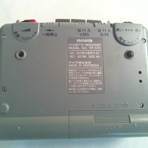 aiwa アイワ ポータブル カセットレコーダー  TP-S70★完動品の画像2