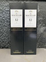 送料無料　The MACALLAN SHERRY OAK 12 YEARS OLD ザ・マッカラン シェリーオーク12年 2本セット_画像1