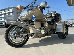  trike Honda GL1500 Goldwing GOLDWING 3 wheel independent suspension SC22 modified vehicle inspection "shaken" is over present condition delivery Fukuoka departure 