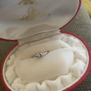 婚約指輪 天然ダイヤモンドプラチナリングの画像6