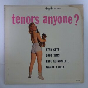 14029248;【USオリジナル/dawn/黒銀ラベル/MONO/深溝】Stan Getz, Zoot Sims, Paul Quinichette, Wardell Grey / Tenors Anyone?