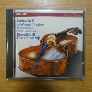 41087896;【CD/西独盤/蒸着仕様】SCHIFF / RACHMANINOFF: CELLO SONATA VOCALISE(4127322)