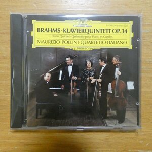 41087910;【CD/西独盤/蒸着仕様】POLLINI / BRAHMS: KLAVIERQUINTETT OP.34(4196732)