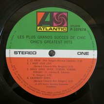 46061106;【帯付】Chic / Les Plus Grands Succes De Chic Chic's Greatest Hits グッド・タイムス、おしゃれフリーク、ダンス…_画像3