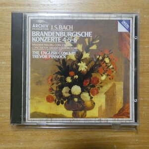 028941050120;【CD/西独盤/蒸着仕様】THE ENGLISH CONCERT/PINNOCK / J.S.BACH:BRANDENBURGISCHE KONZERTE 4・5・6