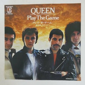 46061417;【国内盤/7inch】Queen / Play The Game