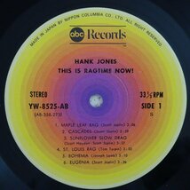 11180082;【国内盤/Abc】Hank Jones / This Is Ragtime Now_画像3