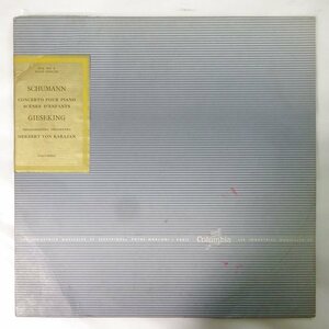 19058804;【仏COLUMBIA/厚フラット】ギーゼキング/カラヤン シューマン/ピアノ協奏曲