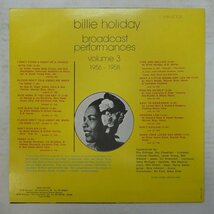46061324;【Italy盤】Billie Holiday / Broadcast Performances Volume 3 1956 - 1958_画像2