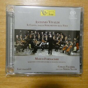 41088989;【ハイブリッドSACD】MARCO FORNACIARI / VIVALDI:IL CANTO,DALLO STEUMENTO ALLA VOCE(057SACD)