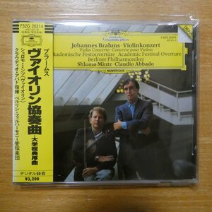 4988005045324;【CD/国内初期/3200円盤】ミンツ、アバド / ブラームス:ヴァイオリン協奏曲、大学祝典序曲(F32G20314)