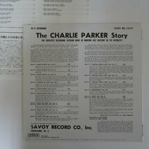 46063208;【国内盤/SAVOY/MONO/美盤】Charlie Parker / The Charlie Parker Story_画像2