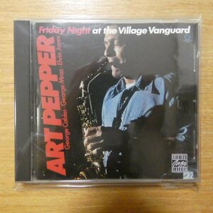 41090211;【OJCCD】アート・ペッパー / FRIDAY NIGHT AT THE VILLAGE VANGUARD　OJCCD-695-2